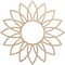 Ekena Millwork Daisy Wood Fretwork Pierced Ceiling Medallion, Alder, 26"OD x 9"ID x 3/8"T CMWP26X26X0375DAAL - alternate 1